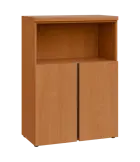 MHN 3 - 8DN kancelářská skříň, 2-dveřová/nika, 1120x800x400, buk royal